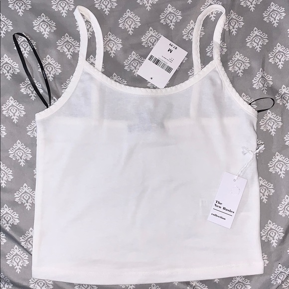 F21 Ribbed Knit Cami White Medium - Picture 5 of 6